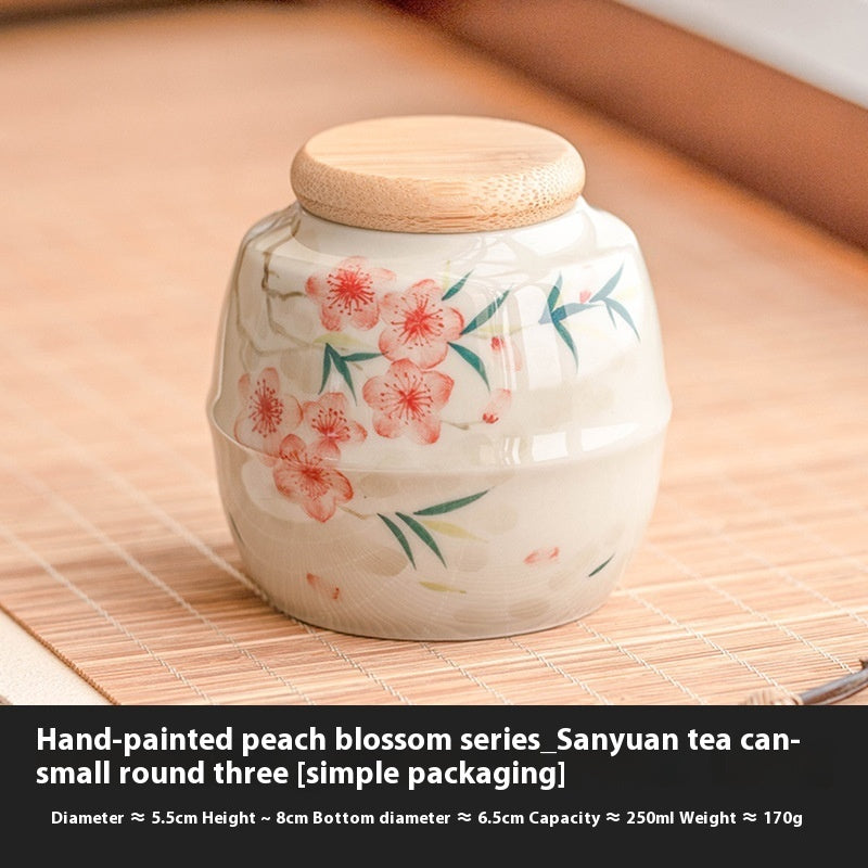 Chinese Calligraphy Ceramic Mini Tea Pot