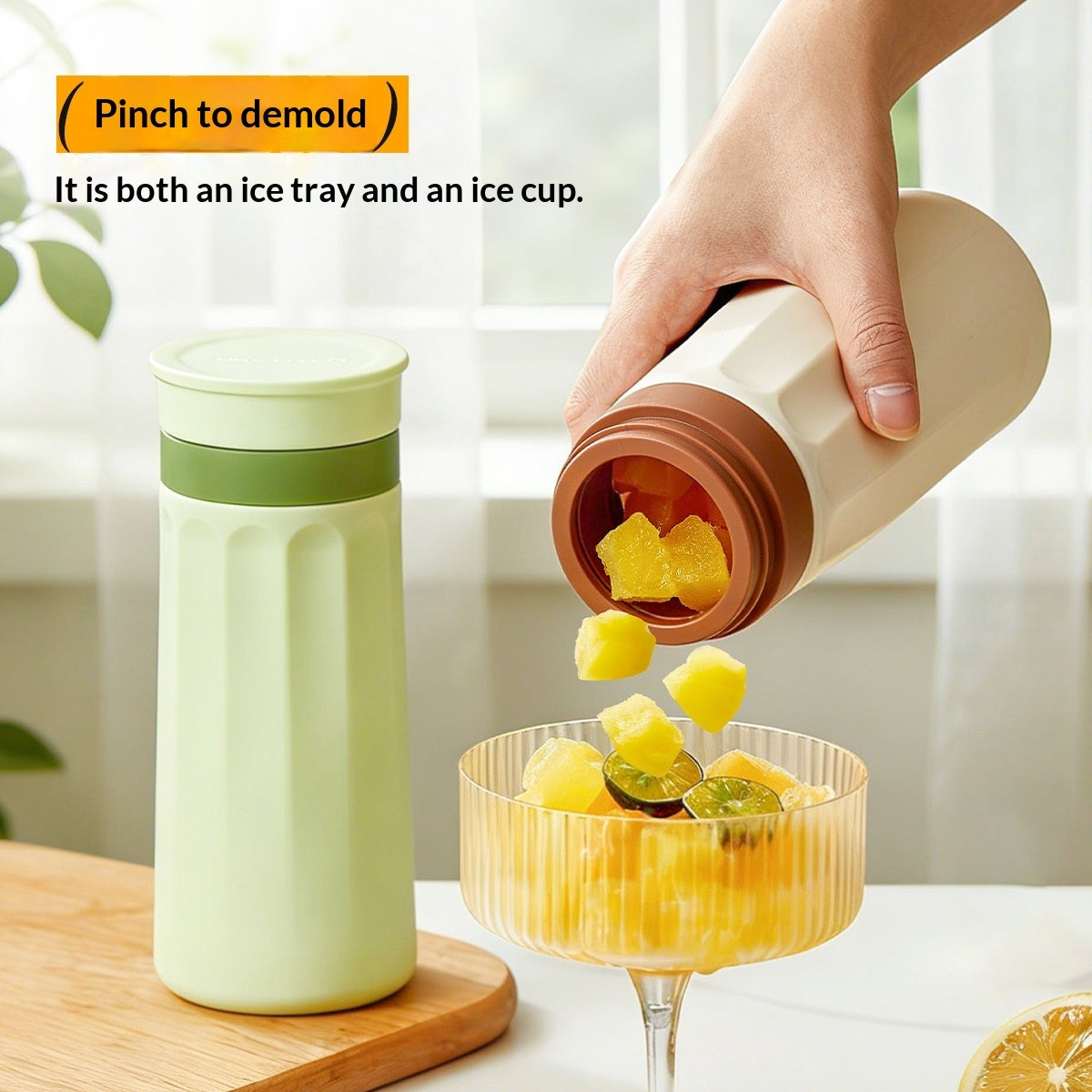 Portable Silicon  Ice-Making Cup