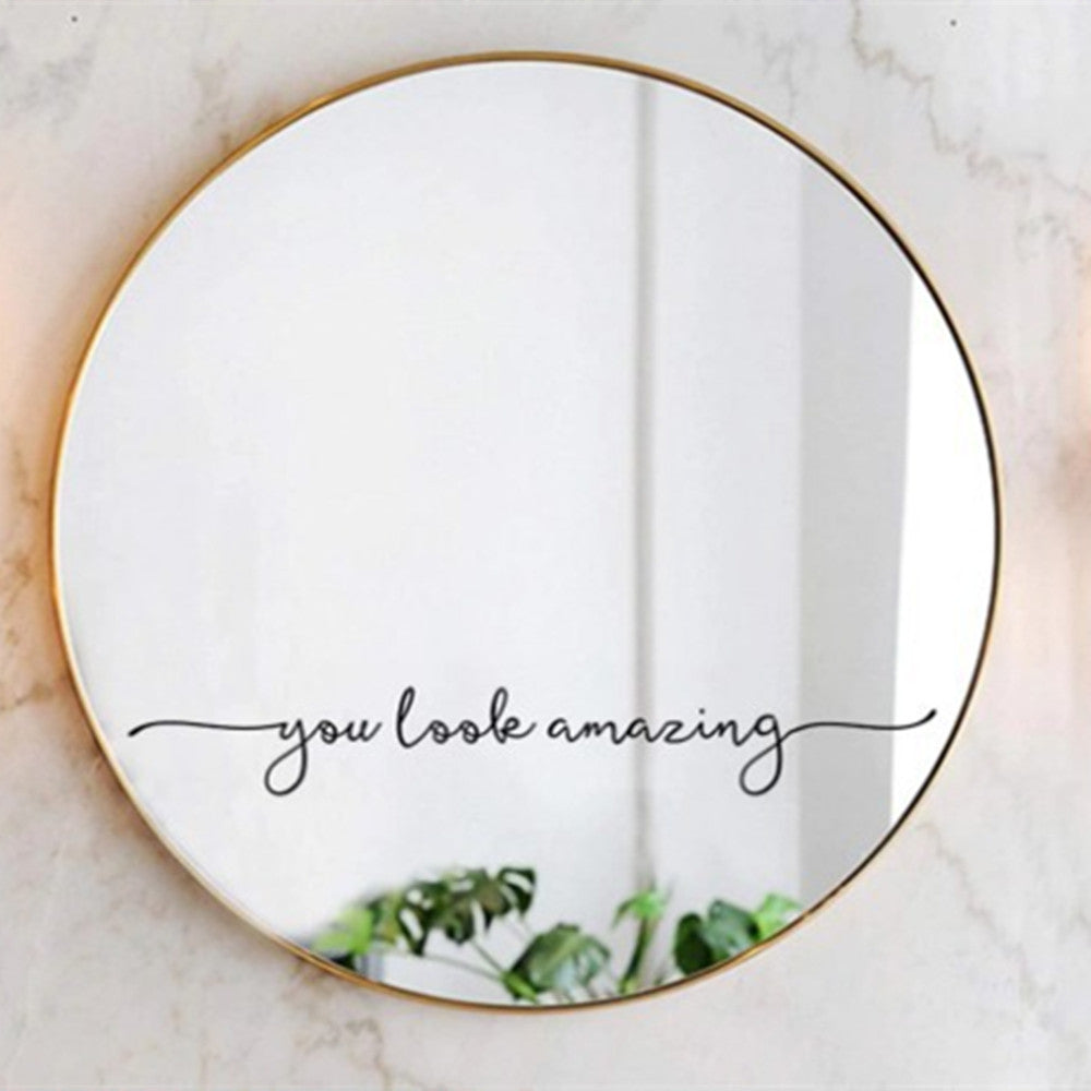 Creative Vinyl Wall Mirror Sticker