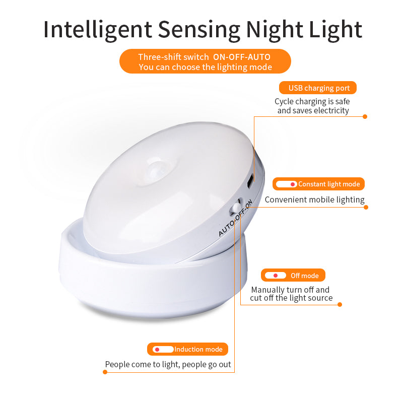 Premium Rotating Motion Sensor Night Light